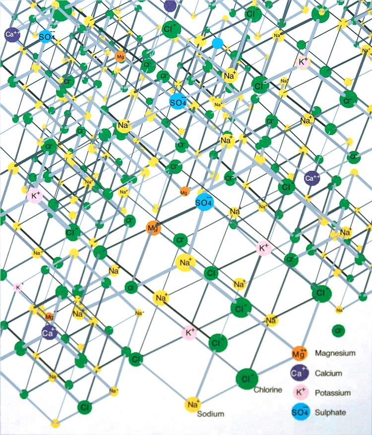 ミネラルハーベストの結晶構造